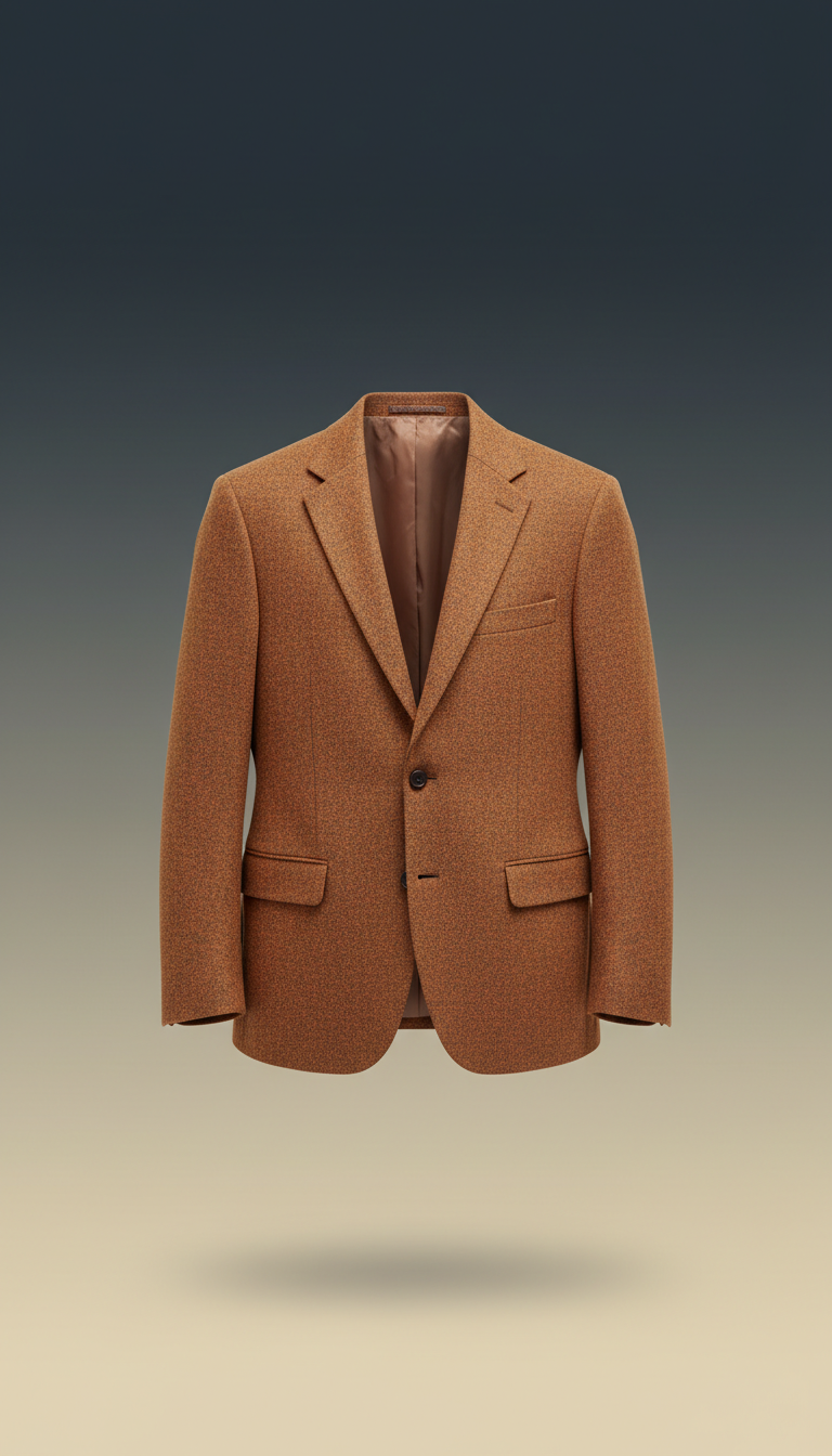 Urban Rust Wool-Blend Blazer